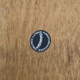 Danish round dining table in teak 1960s