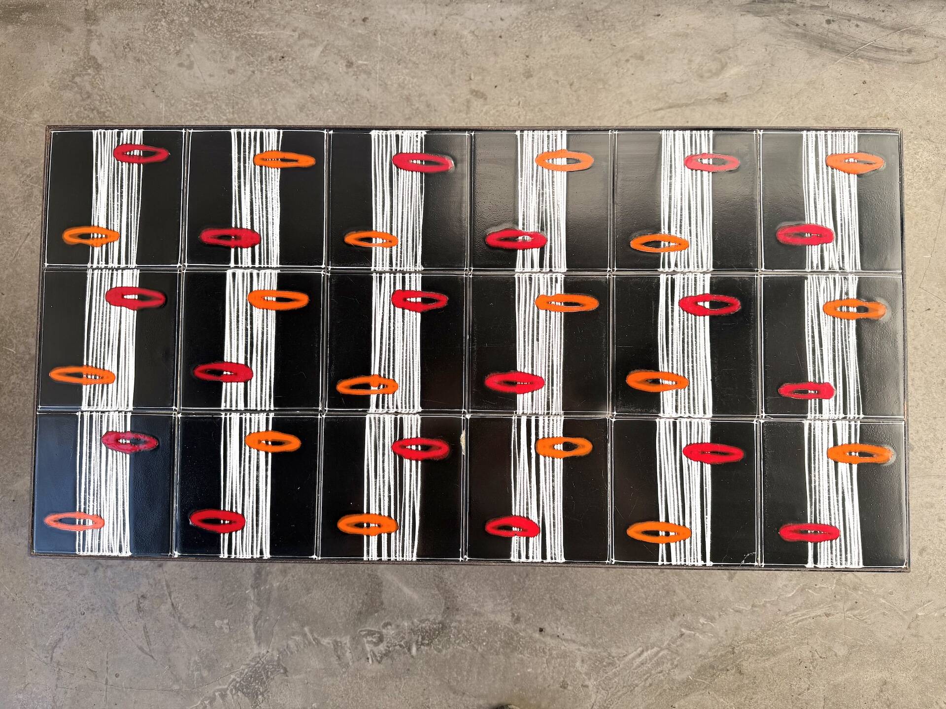 Glazed ceramic coffee table, Robert & Jean Cloutier ZG2, 1970s
