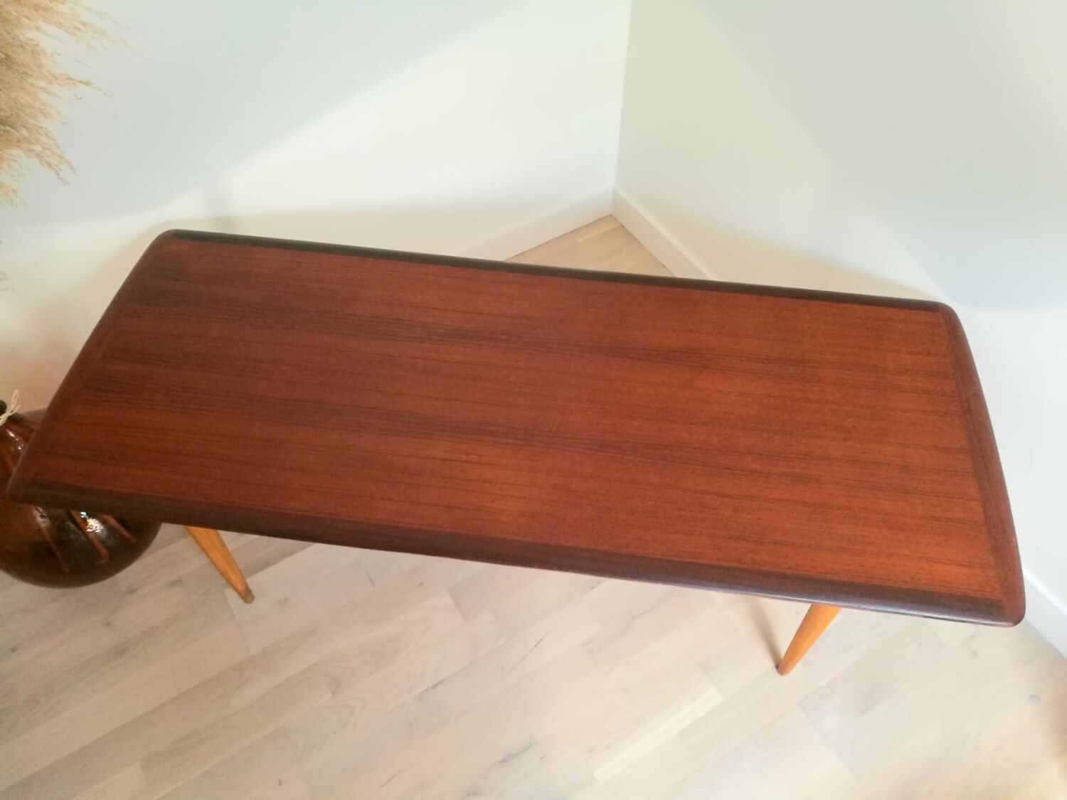 Table basse albert's Tibro Suède en tek 1960