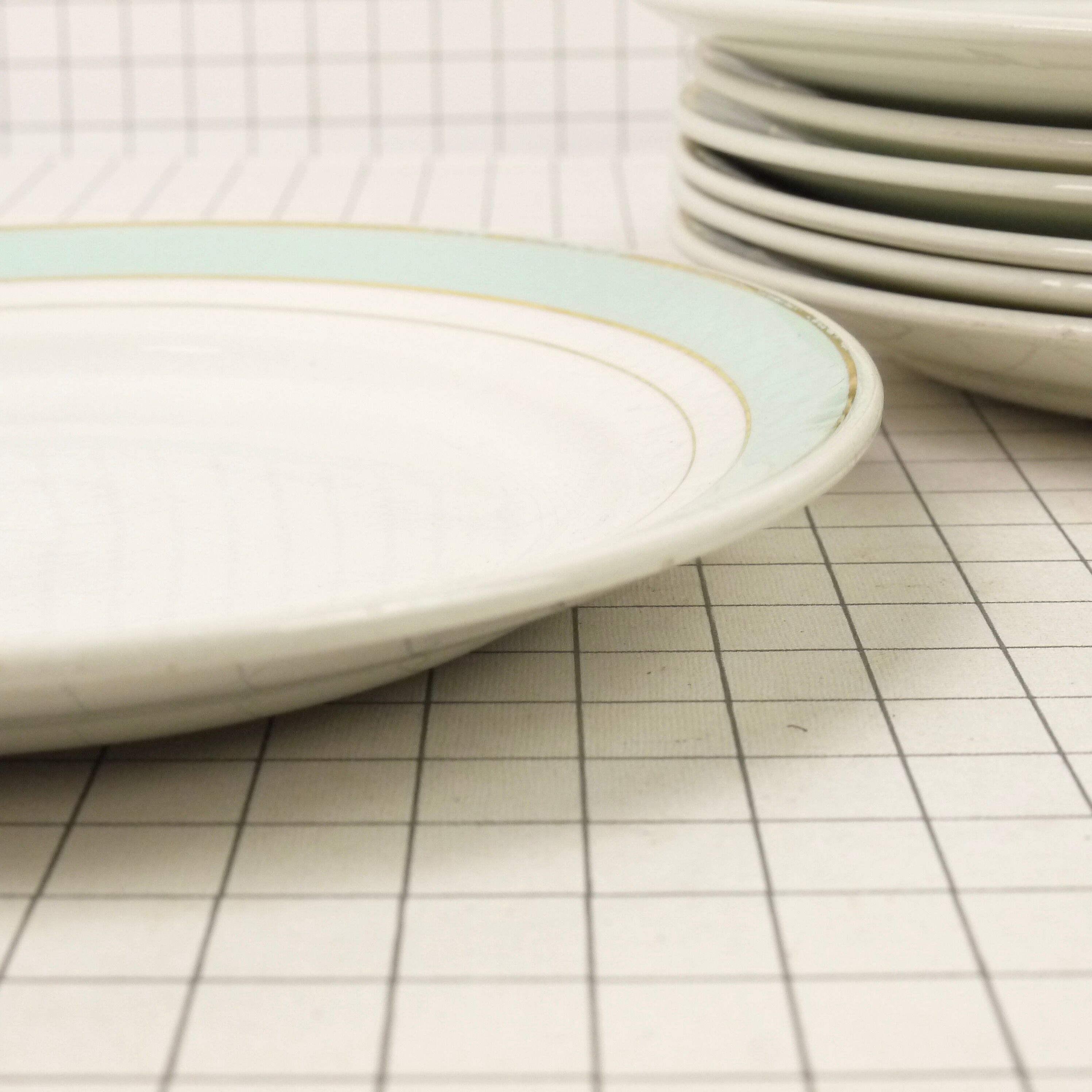 Lot of 7 plates Epinay Luneville