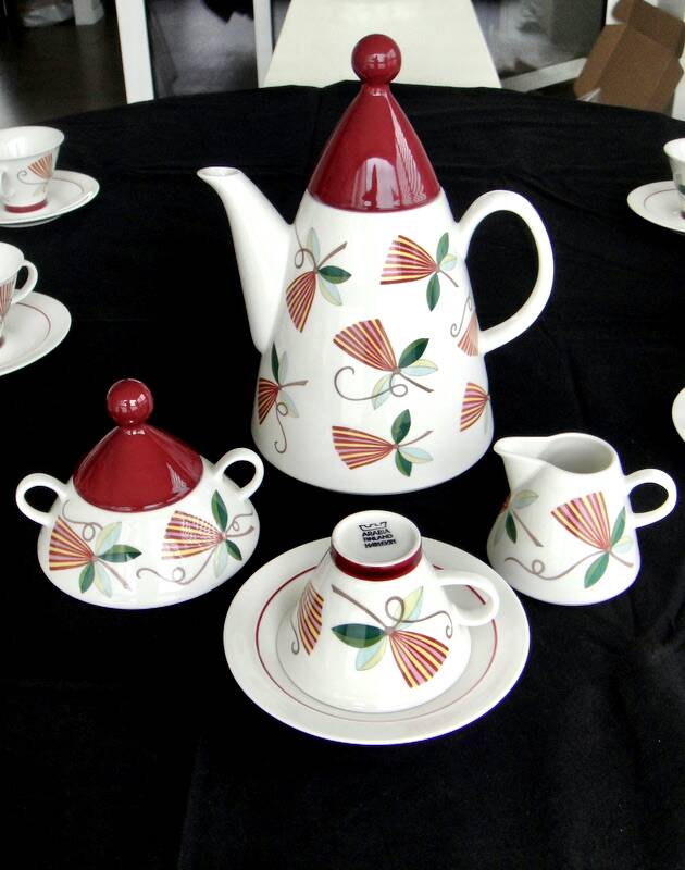 Vintage coffee service ARABIA of FINLAND 25 pieces