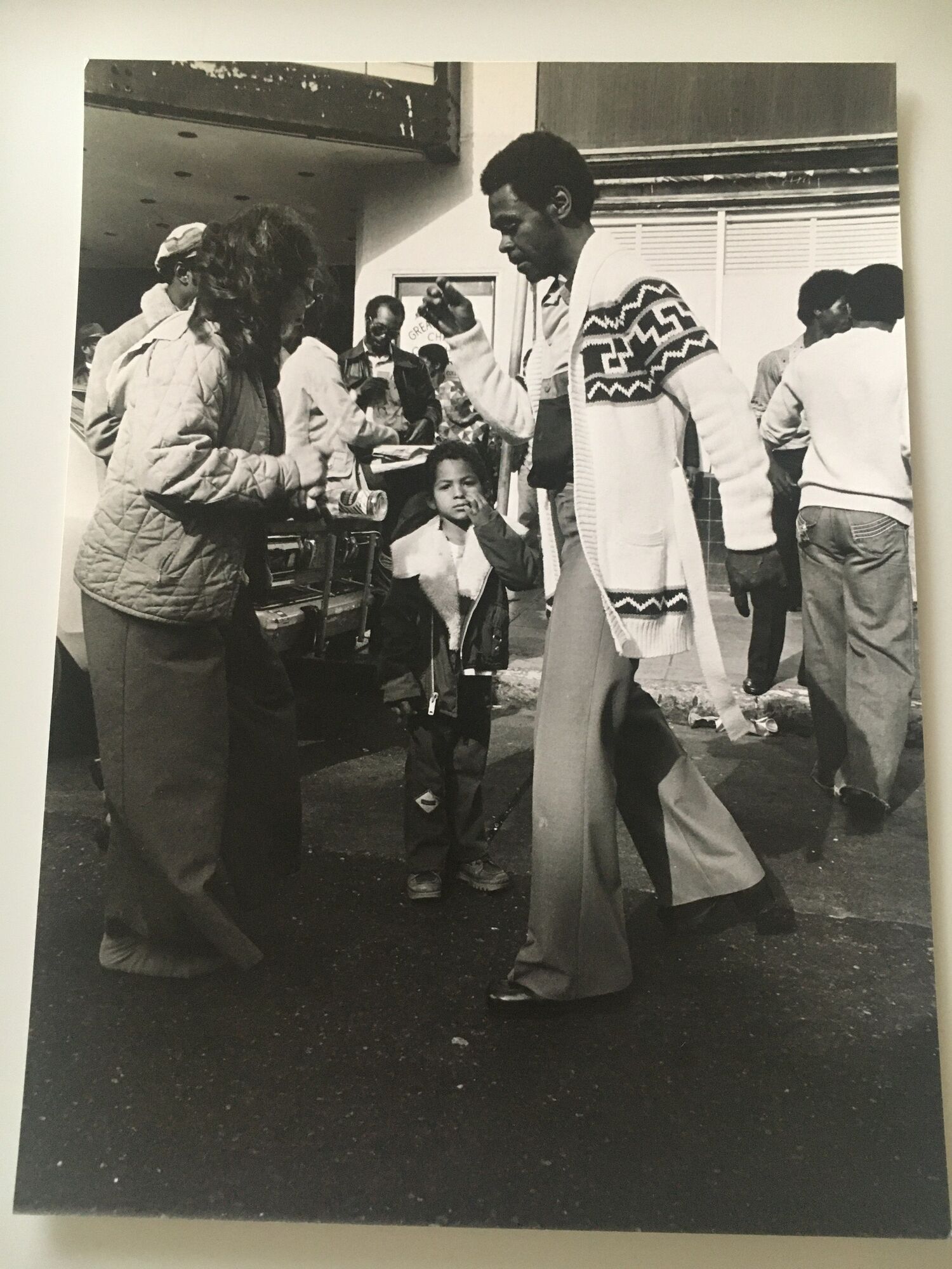 Photo print United States couple fashion, 80s