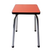 Tabouret formica rouge