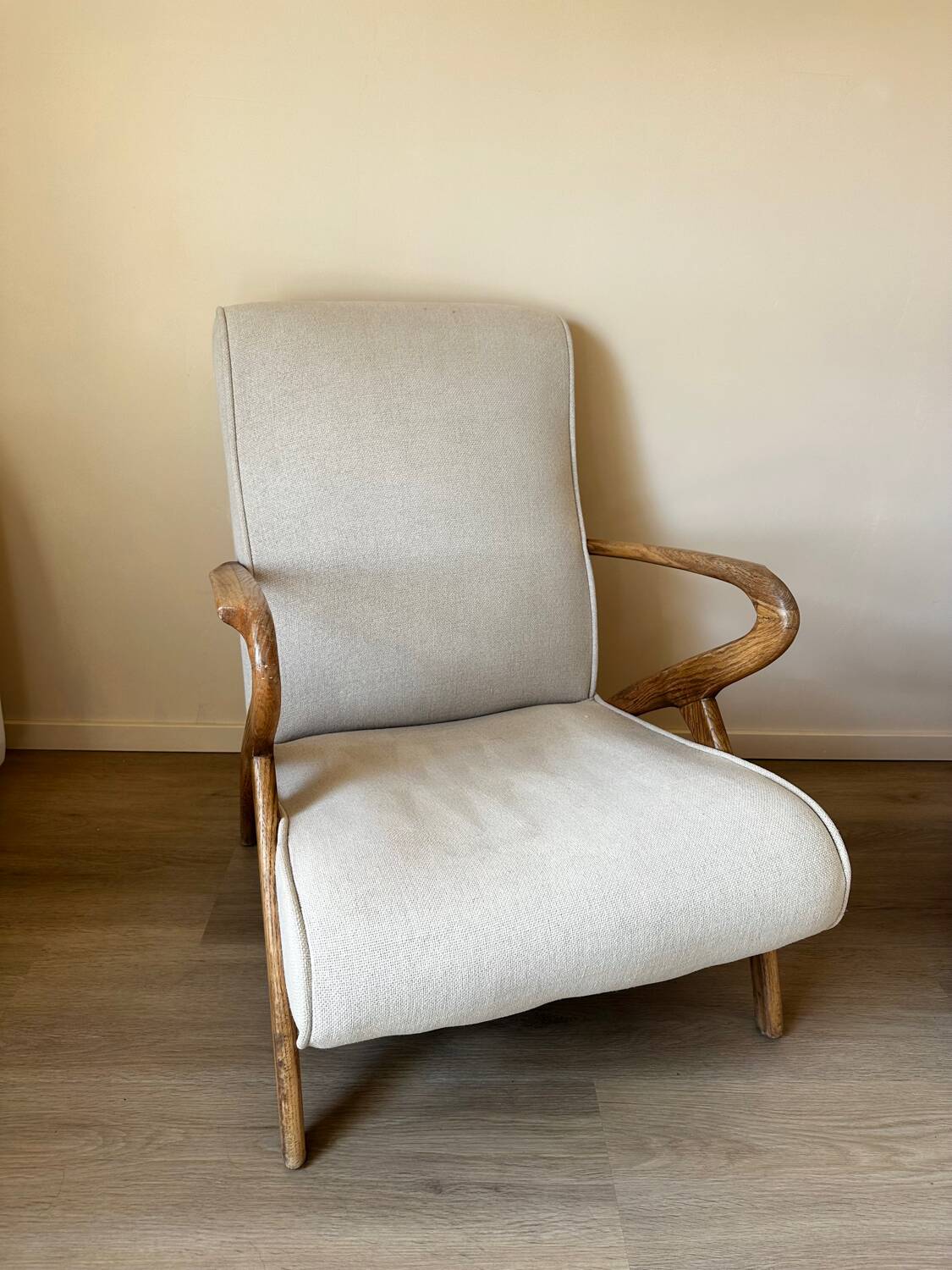 Mid Century Oak armchair
