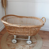 Rattan bassinet