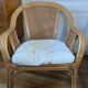 Pair of rattan armchairs