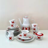 Winterling Bavaria tableware for 6 persons, coffee set, retro kitchen, 70's