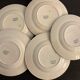 Set of 10 dessert plates KG Lunéville Passiflore model