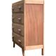 Art Deco wooden chest of drawers