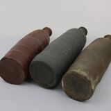 Bouteilles anciennes en grès français