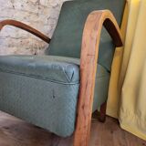 Fauteuil en bois courbé