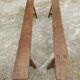 Paire de bancs de ferme 200 cm