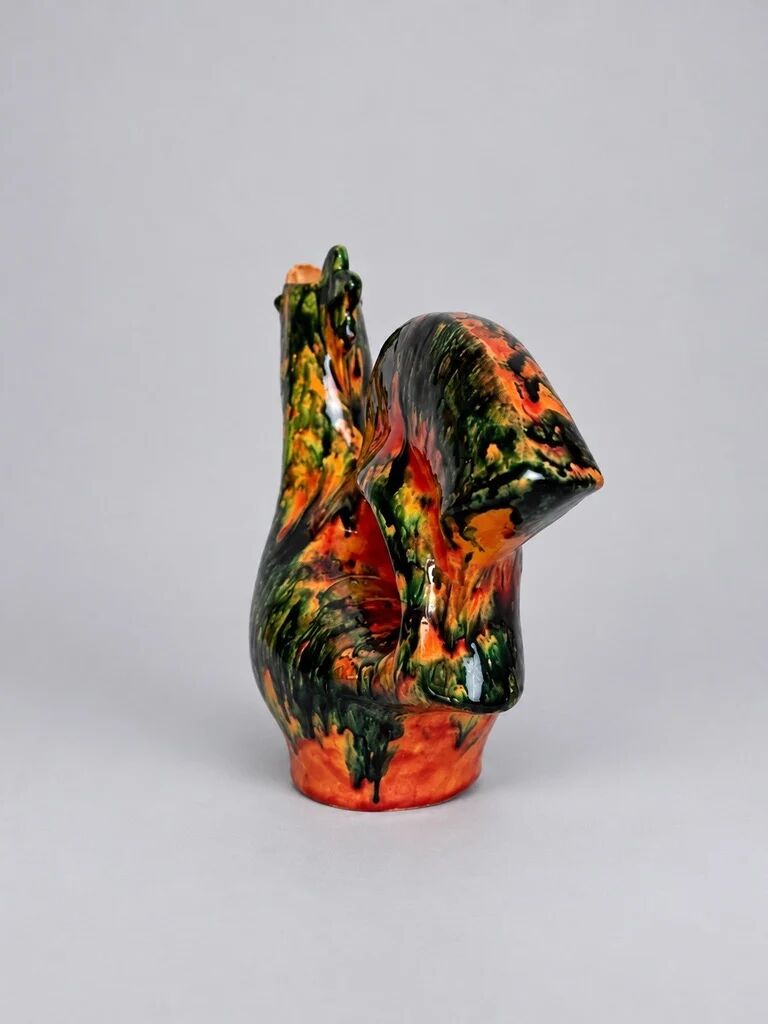 Agnès Bonnet, Escalas ceramics, zoomorphic jug, rooster circa 1960