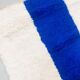 Beni Ouarain Moroccan Berber rug with majorelle blue patterns 1.55x0.96m