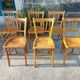 6 wooden bistro chairs, Luterma style