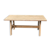 Monastery dining table stripped in oak 170cm 1950s