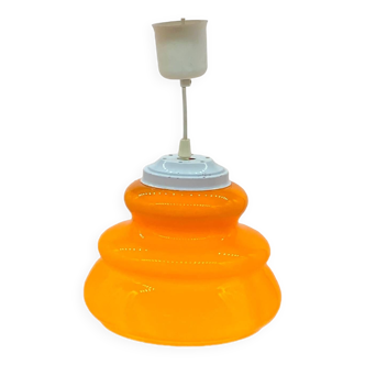 Lampe / suspension opale / opaline orange vintage 🧡🧡