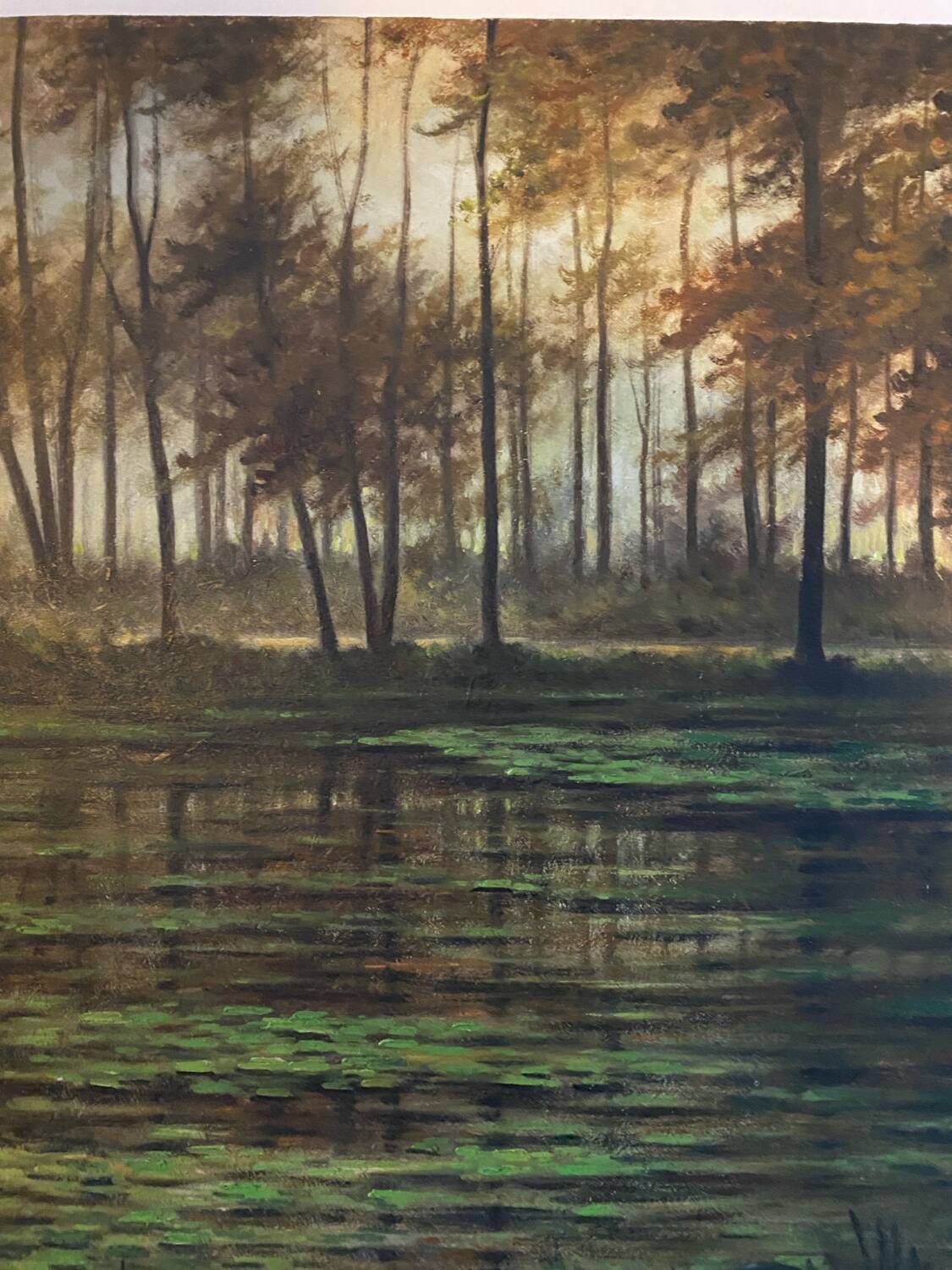 Ancient landscape signed