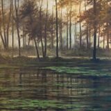 Ancient landscape signed