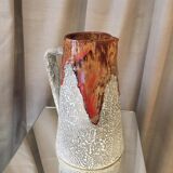 Vintage water jug or enamel vase