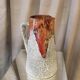 Cruche a eau ou vase emaille vintage
