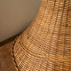 Vintage wicker lampshade