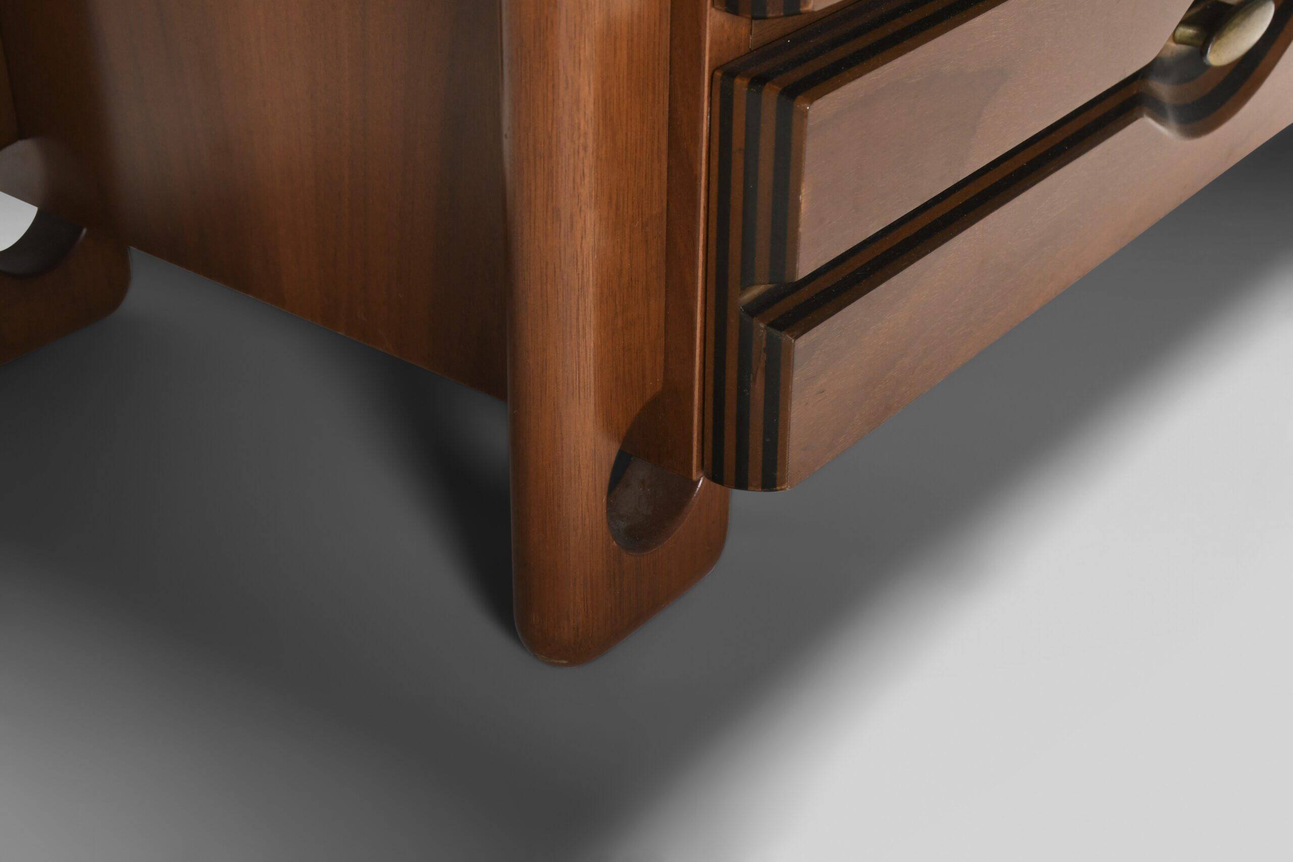 Set of Walnut Cabinets by Mobil Girgi