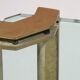 Peter Ghyczy T24 coffee table double glass 70s design 60x60