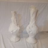 Pair of alabaster vases