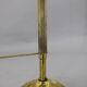 1930s Art Deco Brass  Banker Table Lamp, Czechoslovakia