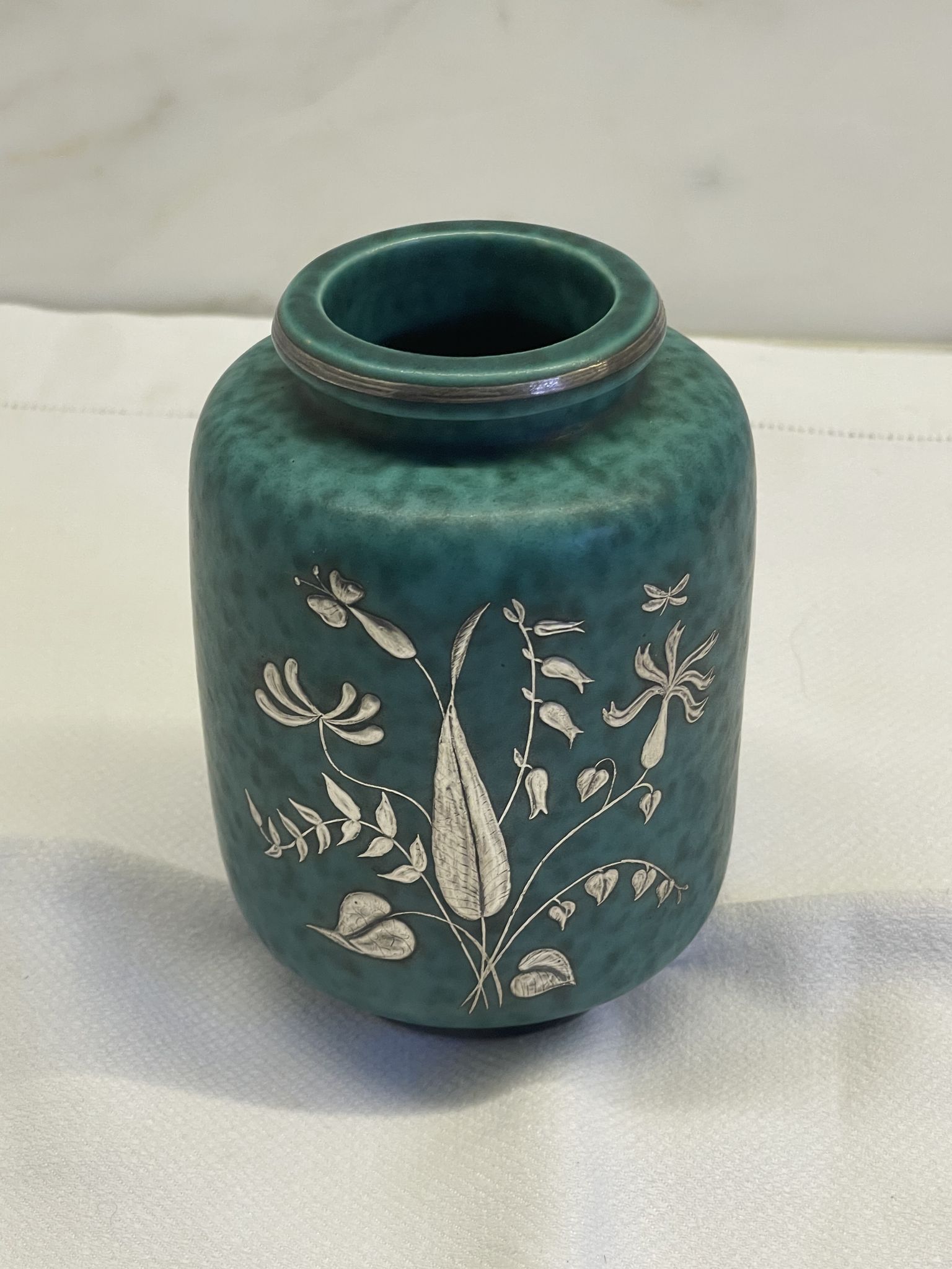 Vase Gustavsberg Argenta Wilhelm Kage
