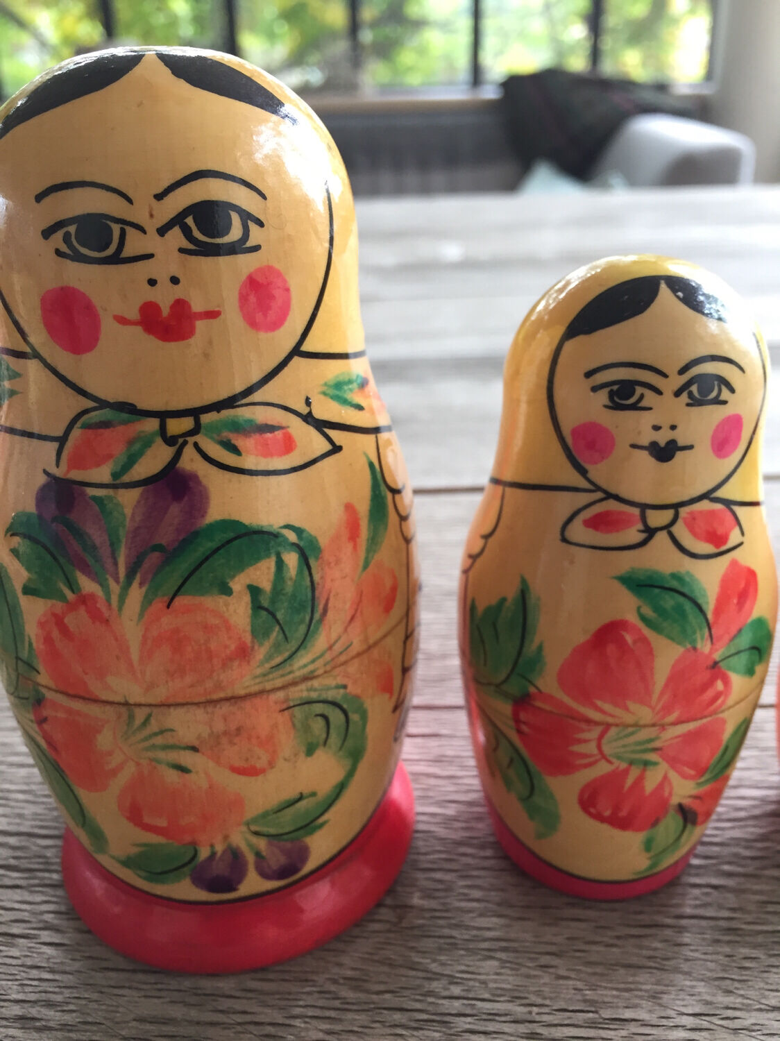 4 Russian dolls made in USSR
