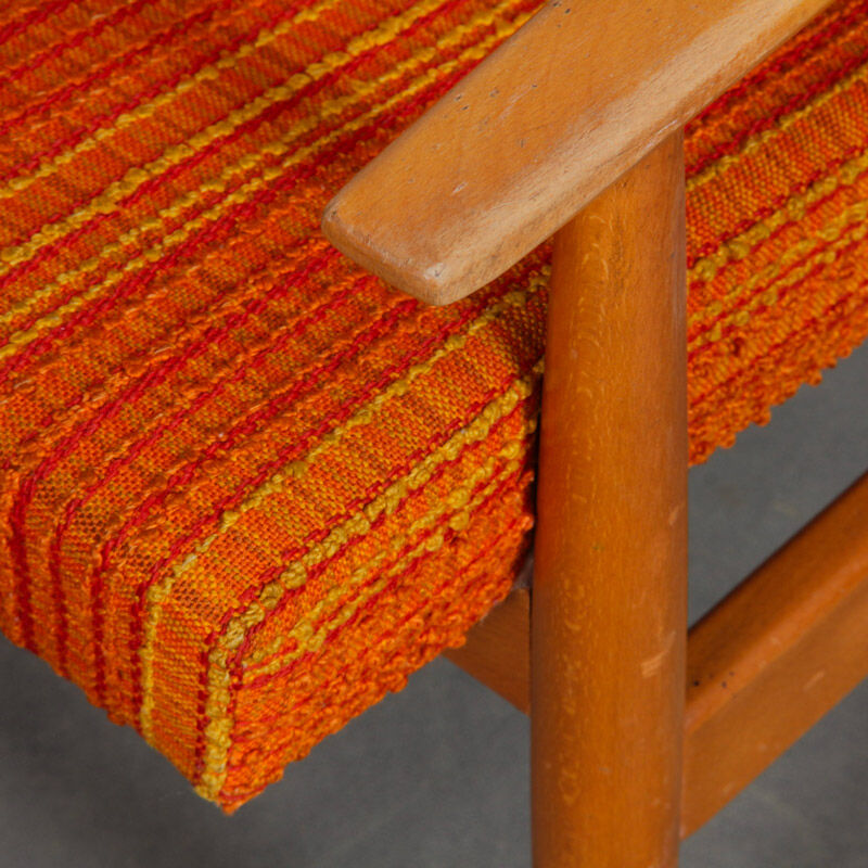 Fauteuil en bois des années 1970