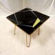 Vintage Coffee Table • Brass • Glass • 1950