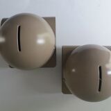 Pair of Guzzini wall sconces - "Bugia" Giuseppe Cormio