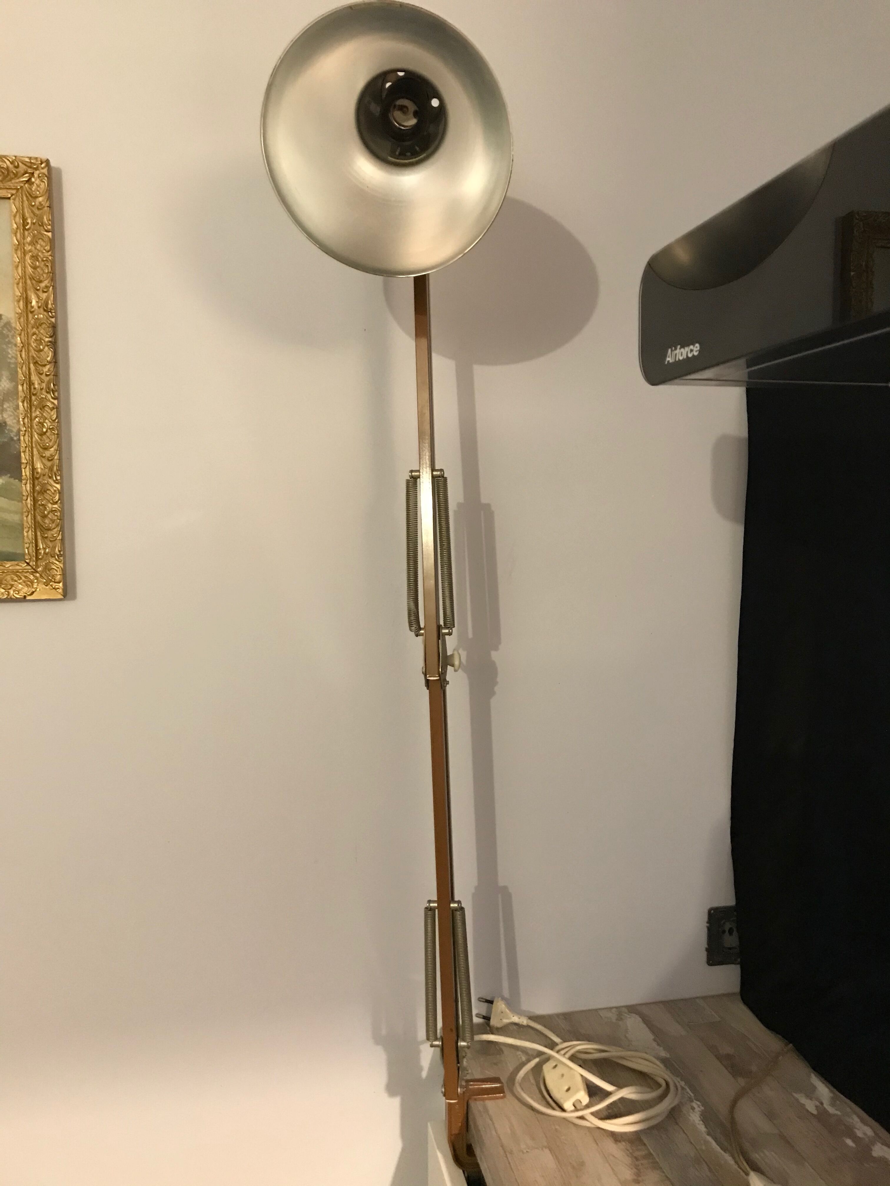 1050 GW Veb Raumleuchte Zeulenroda architect's lamp