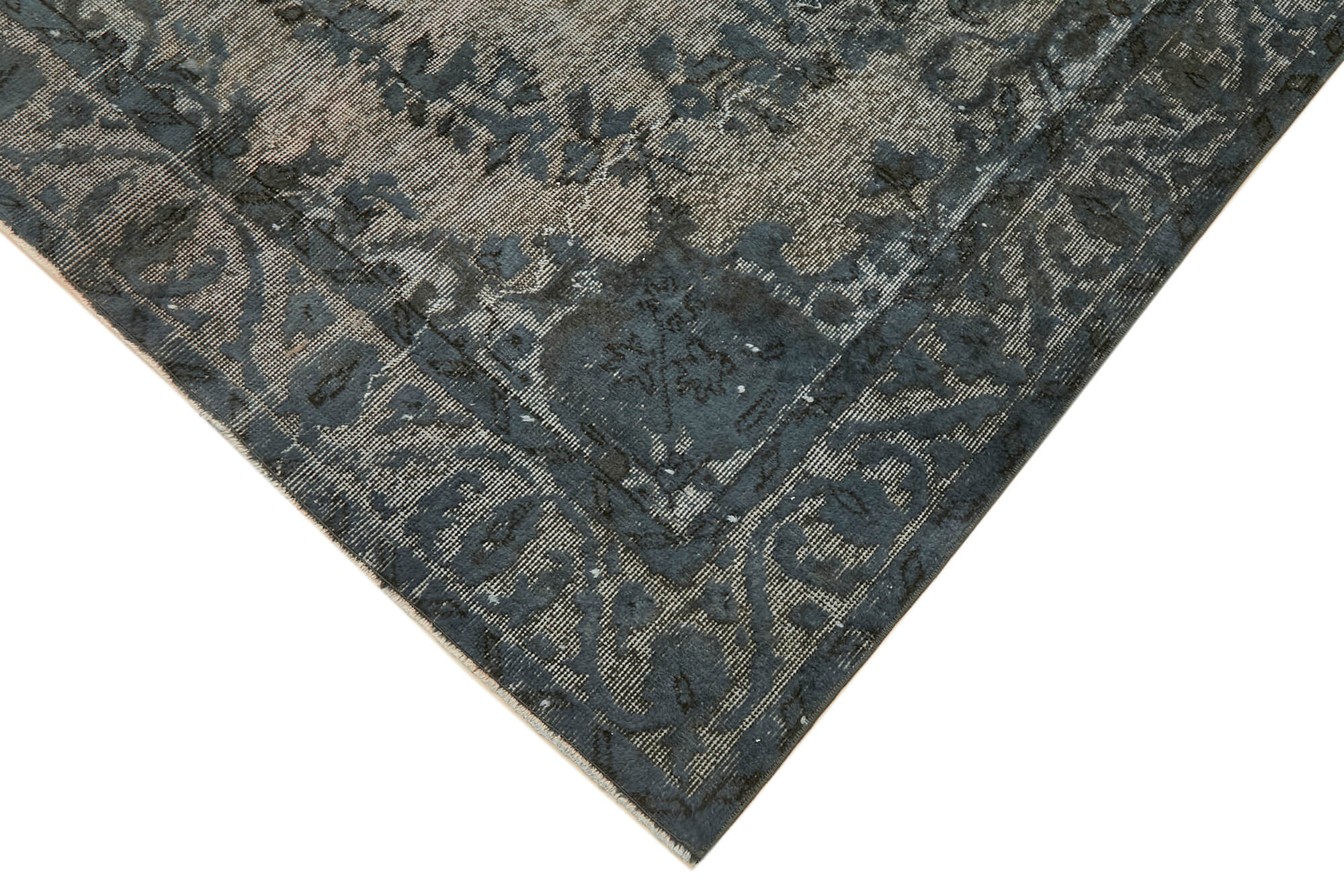 Handwoven Unique Oriental 1980s 165 cm x 274 cm Grey Rug