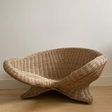 Rattan armchair