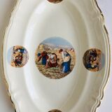 Plat en faïence