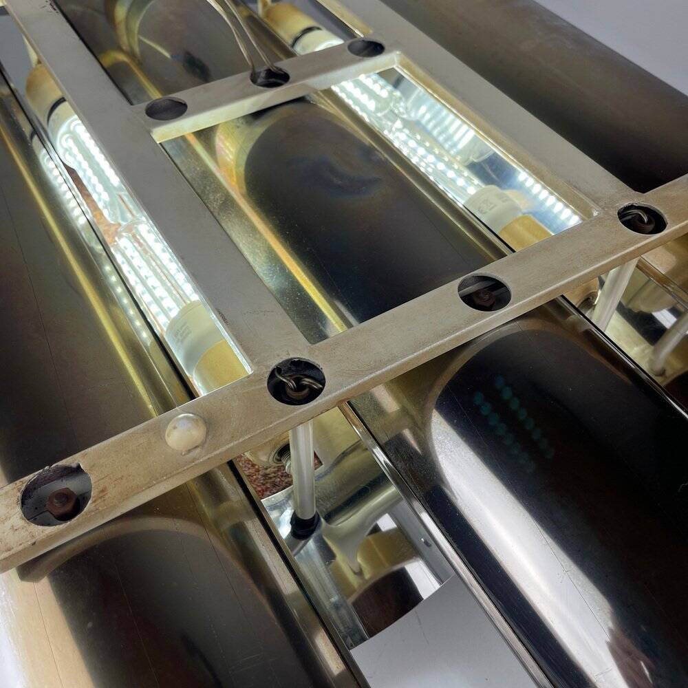 Large wall lamp by Angelo Brotto for Esperia, Italy, 1970s.