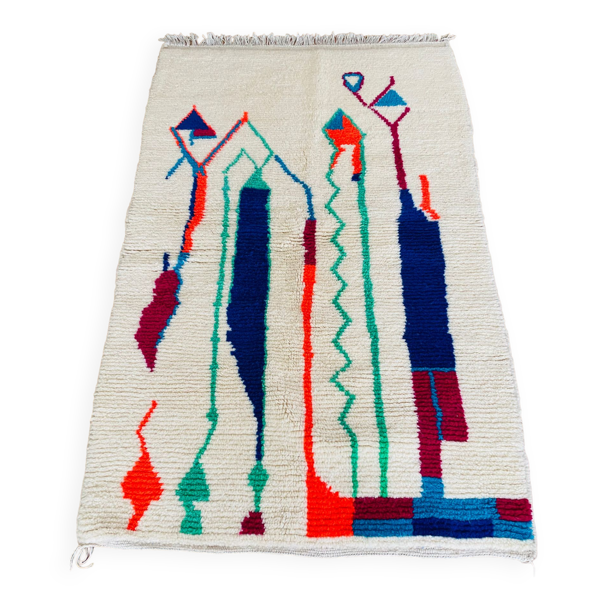 Moroccan Berber rug, Azilal, in thick wool