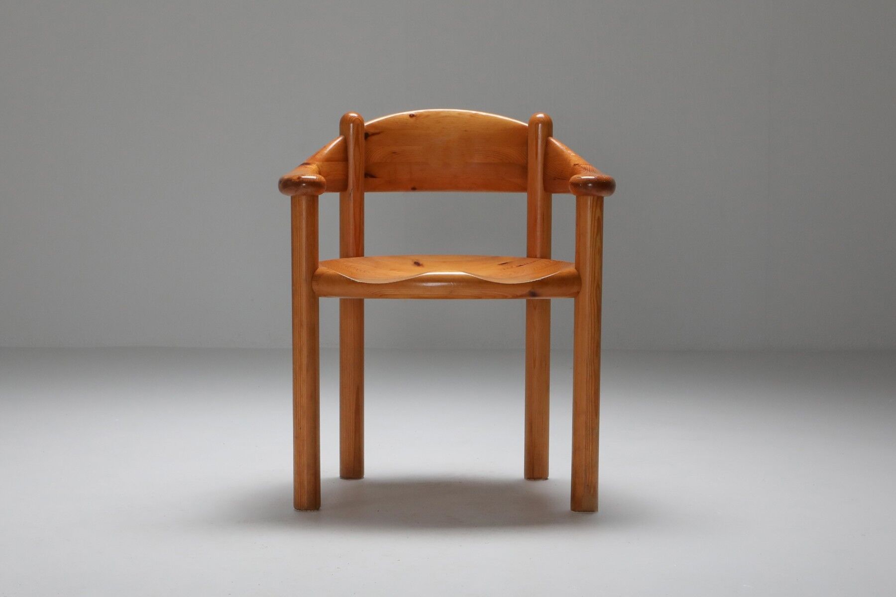 Rainer Daumiller pine chairs 1970