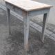 Patinated wooden desk, early 20th century.