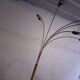 Arc floor lamp 6 branches 70's, italy