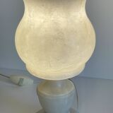 70s Tulip LAMP in ALABASTER Stone