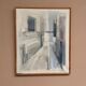 Original Oil On Canvas – “Alley” By Birgit Gustavsson