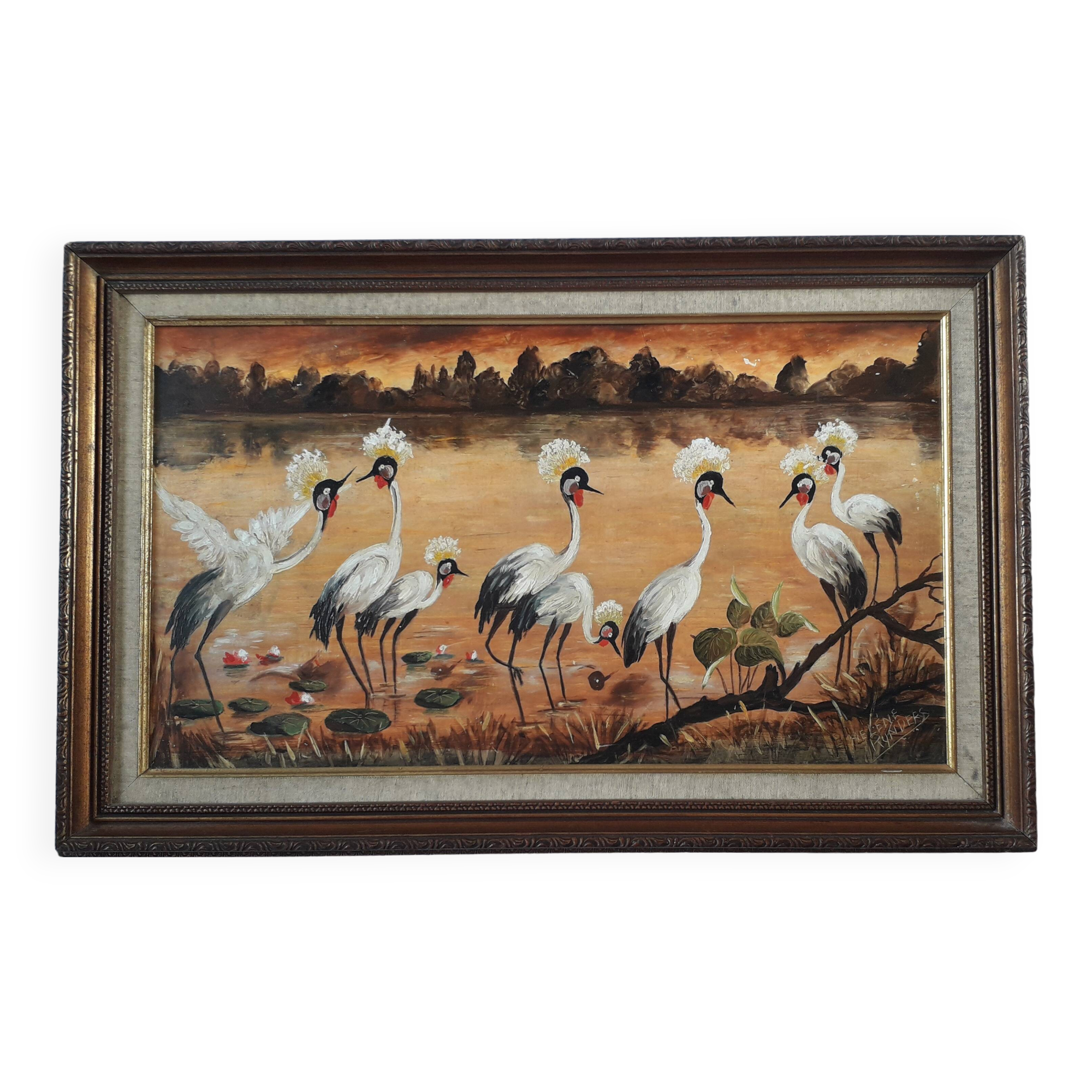 Old oil painting