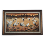 Tableau ancien à l'huile