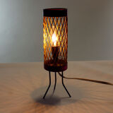 Table lamp in metal, czechoslovakia 1950s