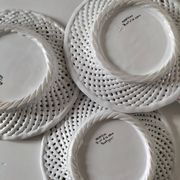 6 assiettes à dessert ajourées Portugal